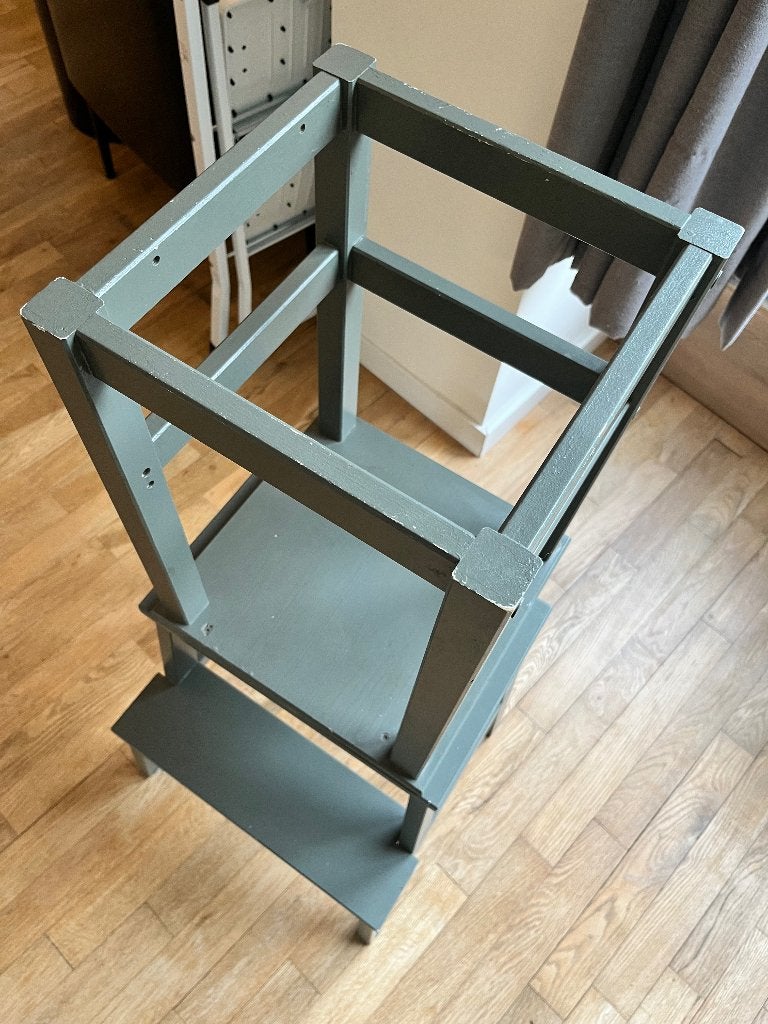 IKEA leertoren-leerstoel groen, Ophalen, Gebruikt, Overige typen