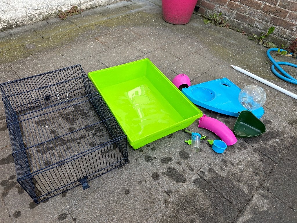 Hamsterkooi, Dieren en Toebehoren, Kooi, Gebruikt, Minder dan 75 cm, Hamster