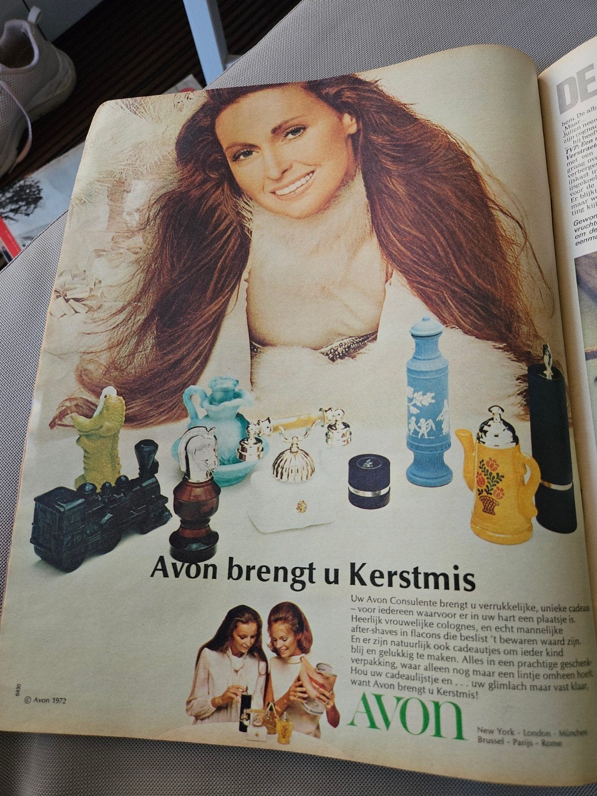 Vintage Avon Advertentie 1972 - Kerstmis, Ophalen of Verzenden