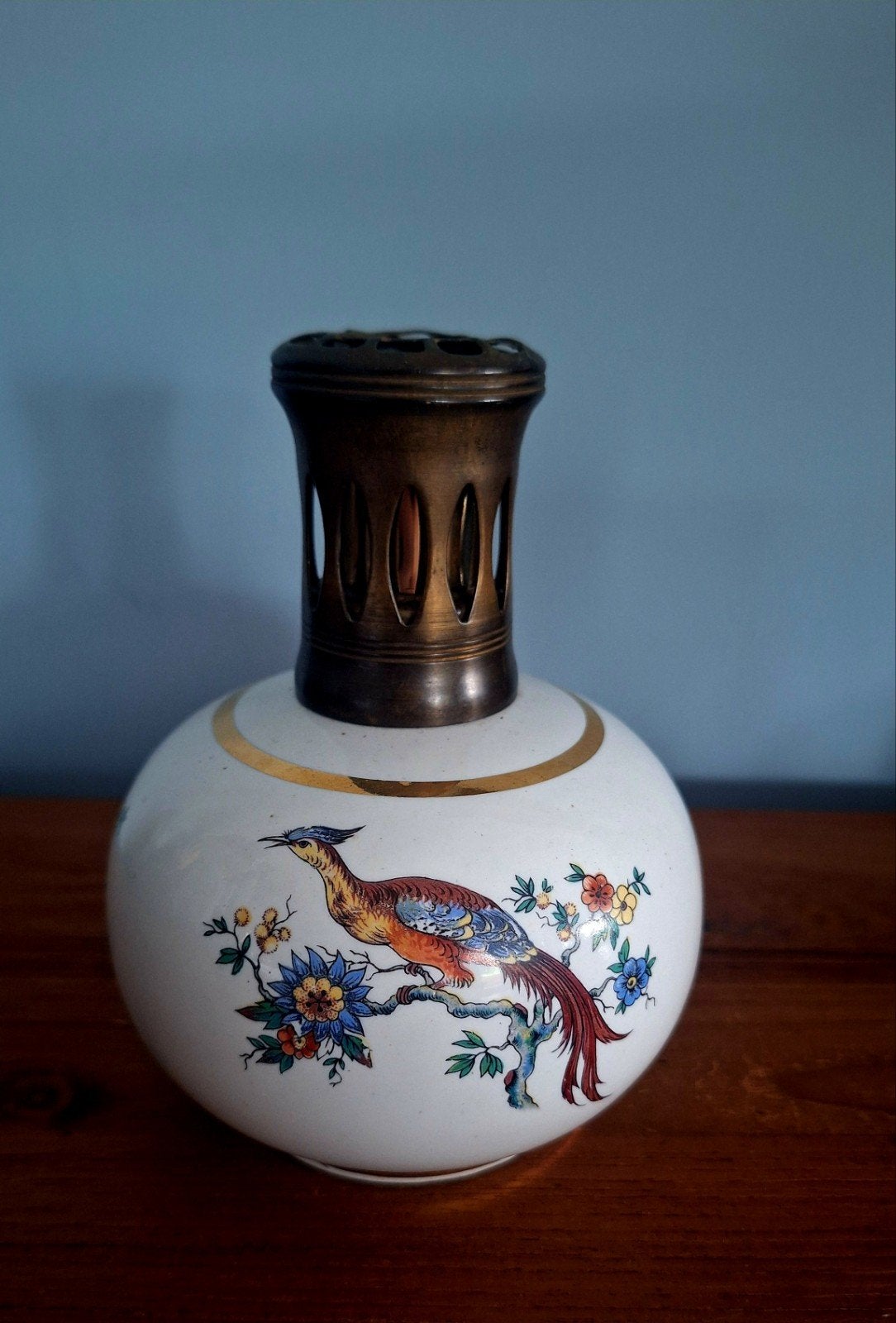 Antieke stijl Lampe Berger Paradijsvogel, Antiek en Kunst, Ophalen of Verzenden