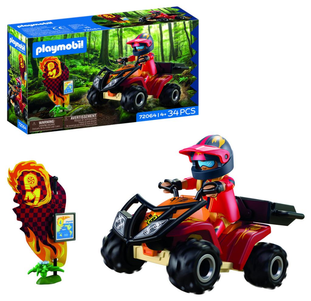 PLAYMOBIL 72064 OffRoad Quad 34 delig, Ophalen of Verzenden, Nieuw