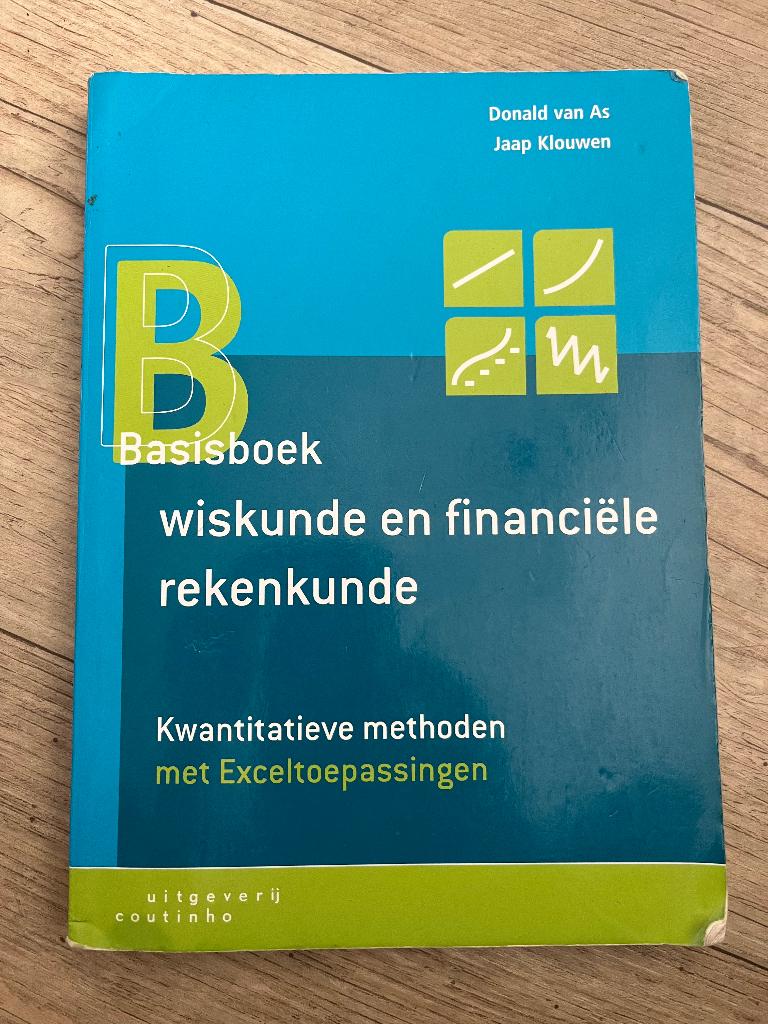 Basisboek Wiskunde en financiele rekenkunde, Boeken, Verzenden, Zo goed als nieuw