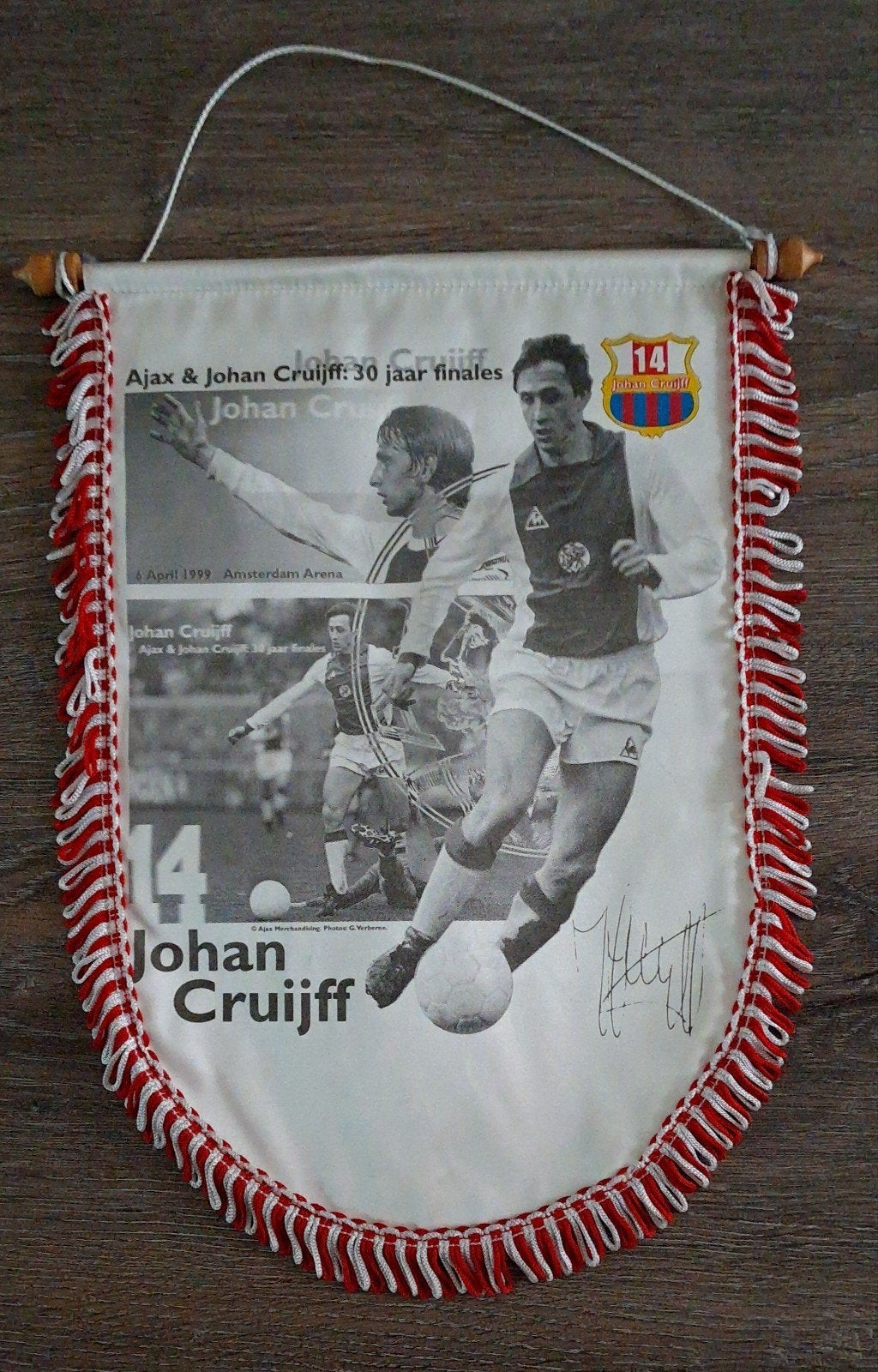 Vaan Johan Cruijff, Ophalen of Verzenden, Zo goed als nieuw, Ajax, Vaantje of Sjaal