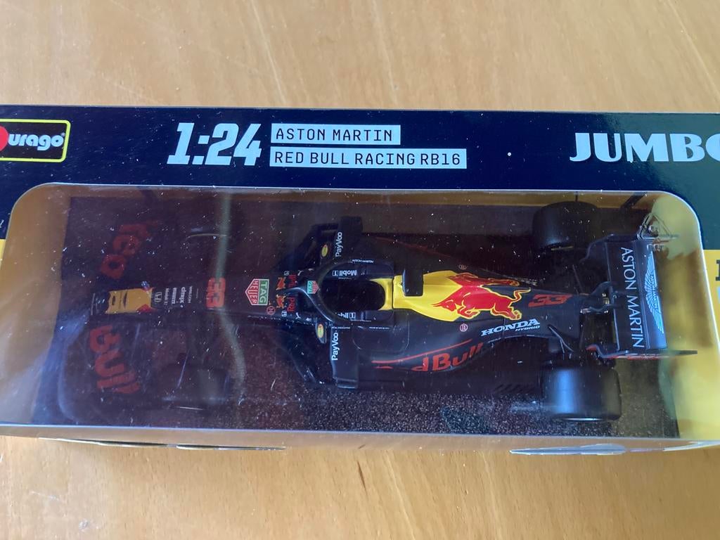 Max verstappen f1 auto, Hobby en Vrije tijd, Modelauto's | 1:24, Ophalen of Verzenden, Nieuw, Auto, Overige merken