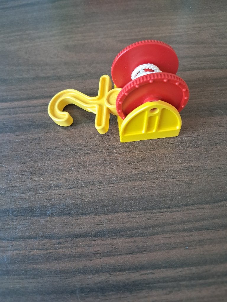Lego duplo katrol, Kinderen en Baby's, Speelgoed | Duplo en Lego, Overige thema's, Verzenden, Accessoire, Zo goed als nieuw