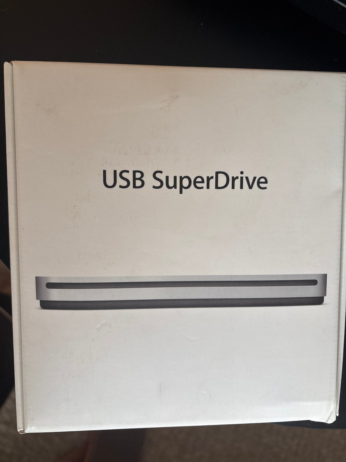 Apple USB SuperDrive nieuw - Externe DVD/CD-brander, Nieuw, Ophalen of Verzenden, Extern, Cd