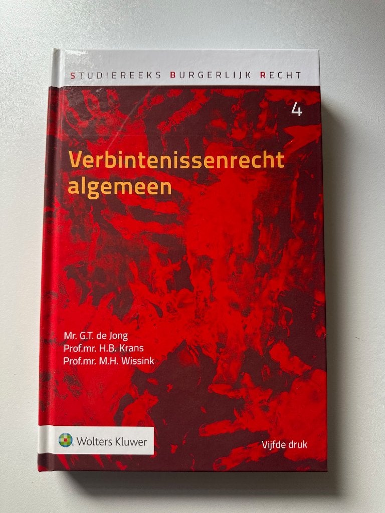 Verbintenissenrecht Algemeen, Boeken, Ophalen of Verzenden, Alpha, Zo goed als nieuw, WO