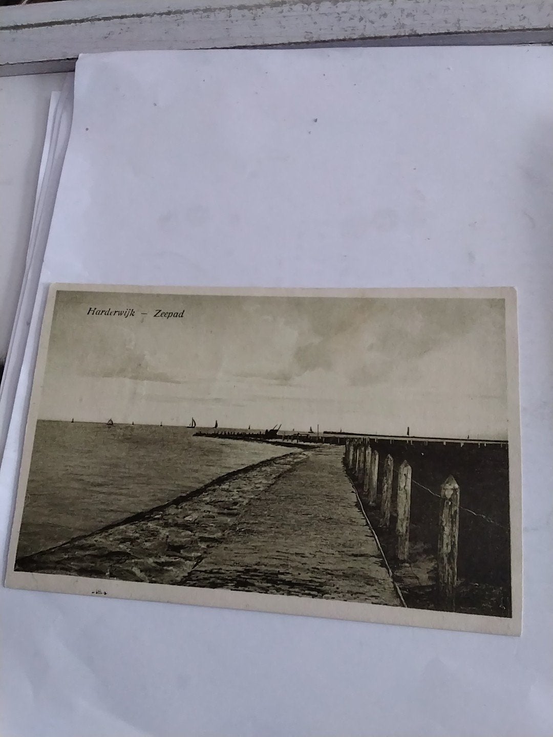 Oude Ansichtkaart Harderwijk - Zeepad 1923, Ophalen of Verzenden, 1920 tot 1940, Gelopen, Gelderland