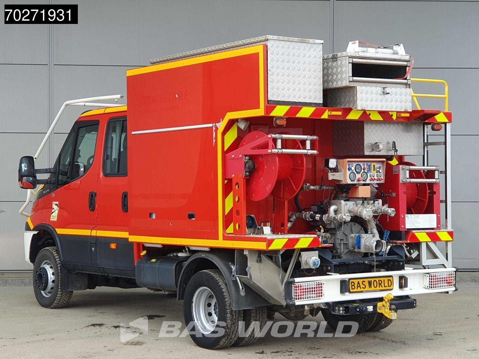 Iveco Daily 70C17 4x4 Achleitner Firetruck Brandweerwagen AW, Euro 5, Stof, Gebruikt, 4 cilinders