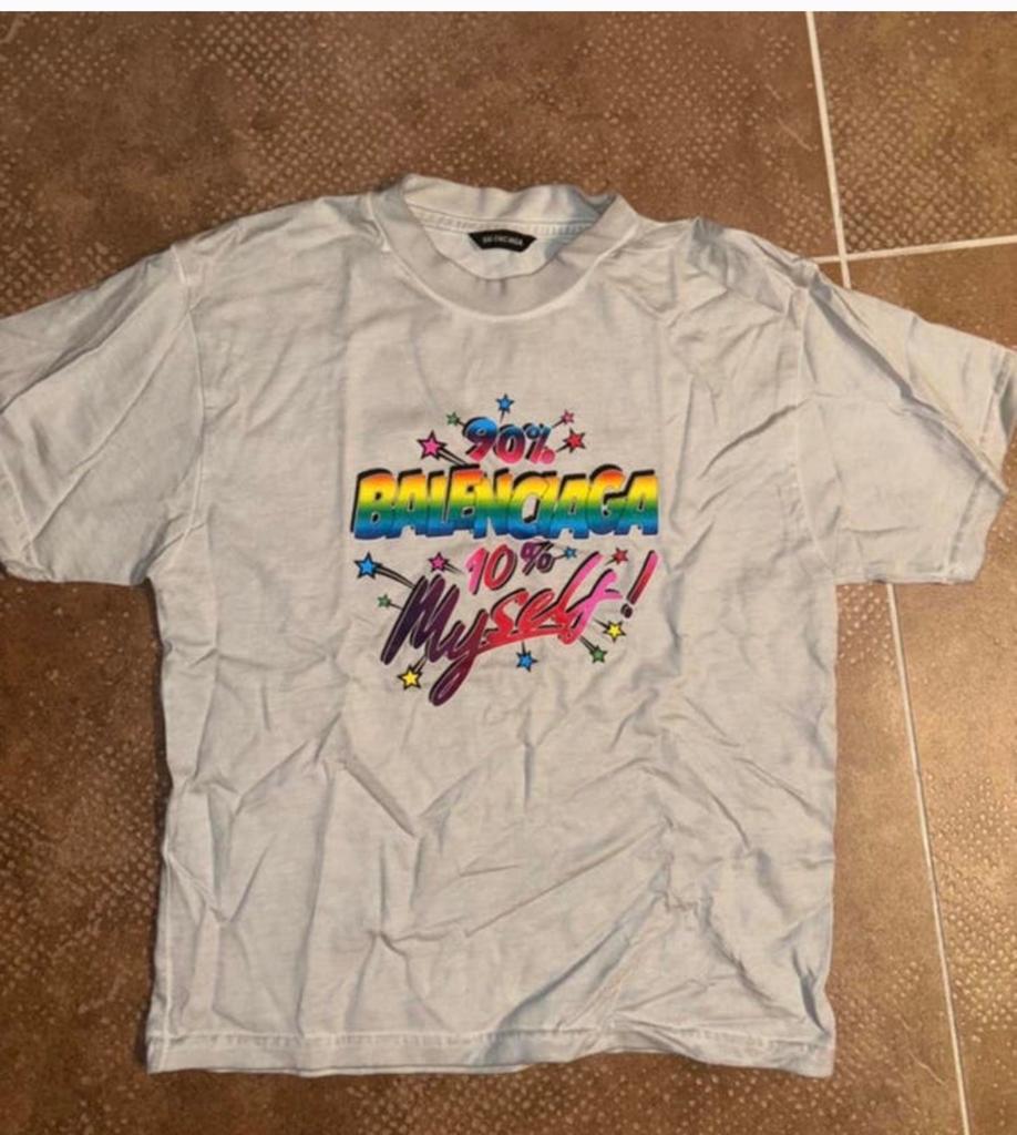 Balenciaga shirt maat 140 - 90% Balenciaga 10% Myself, Kinderen en Baby's, Ophalen of Verzenden, Zo goed als nieuw, Jongen of Meisje