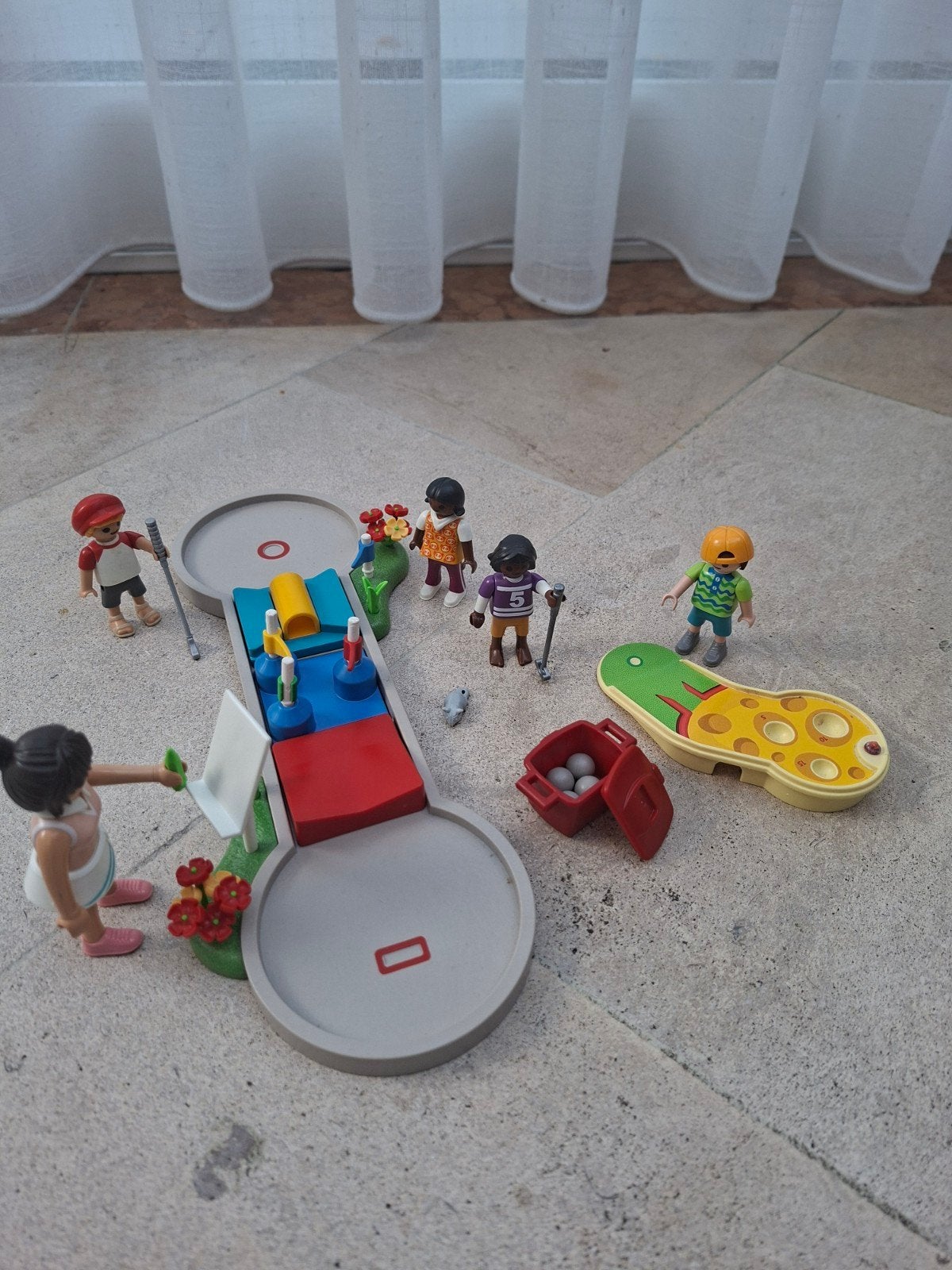 Playmobil Midgetgolf Set met Figuren en Accessoires, Ophalen of Verzenden, Gebruikt, Jongen of Meisje