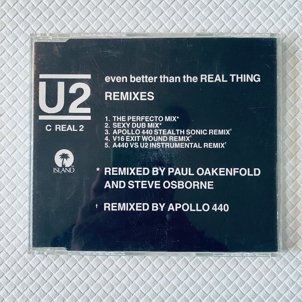 U2 - Even Better Than The Real Thing (Remixes), Cd's en Dvd's, Cd Singles, Gebruikt, Dance en House, Eerste persing, Ophalen of Verzenden
