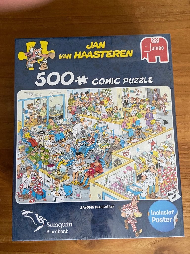 Haasteren comic puzzle, Ophalen of Verzenden, 500 t/m 1500 stukjes, Nieuw, Legpuzzel