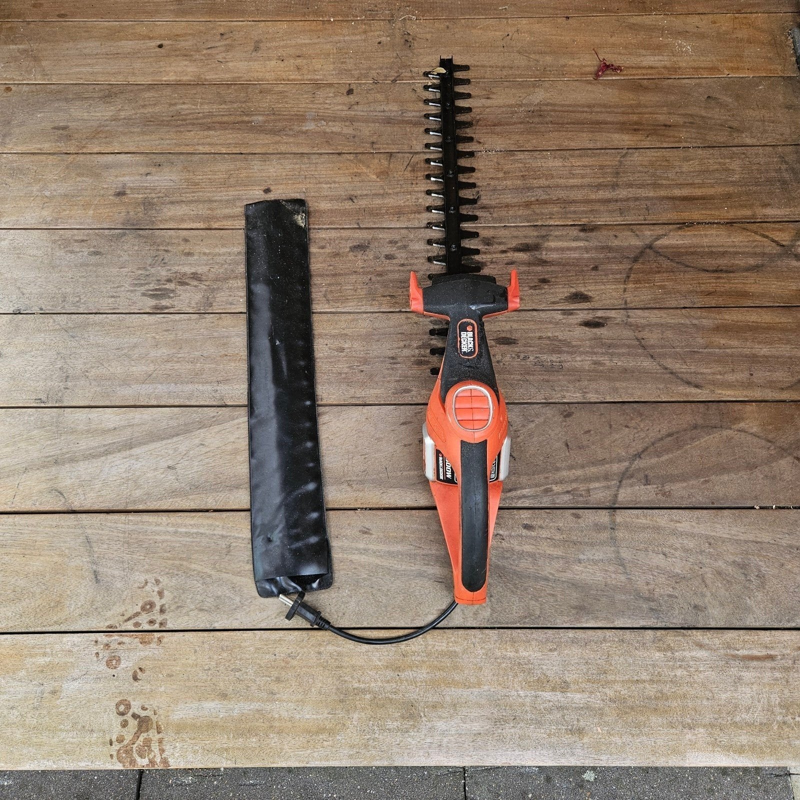 Black & Decker GT510 elektrische heggenschaar, Ophalen of Verzenden, Gebruikt, Elektrisch