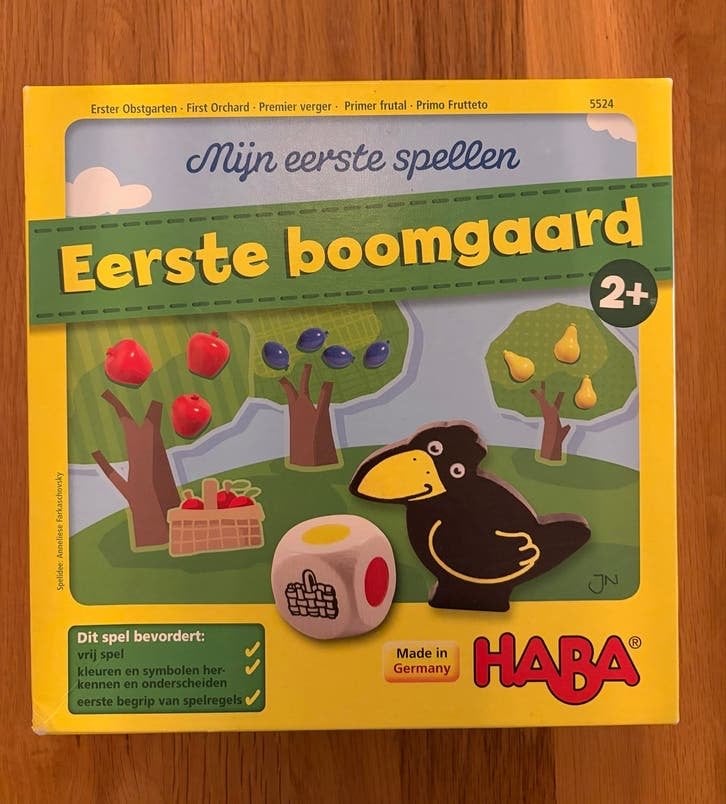 HABA Mijn Eerste Spellen: Eerste Boomgaard (2+ jaar), Ophalen of Verzenden, Gebruikt, Ontdekken
