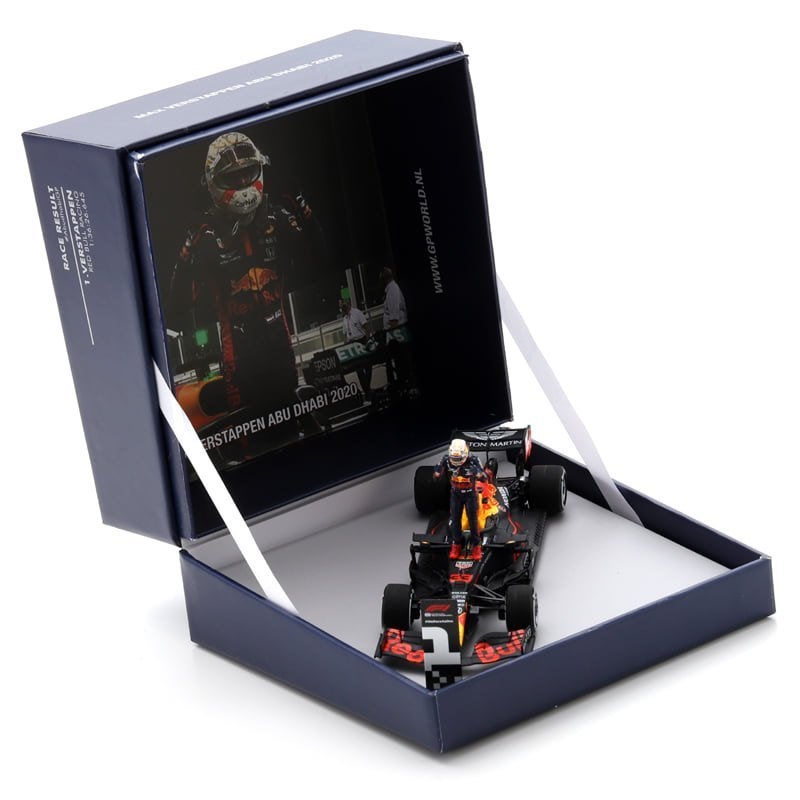 Max Verstappen 1:43 Winner Abu Dhabi GP 2020 Spark 400pcs, Ophalen of Verzenden, Nieuw, Formule 1