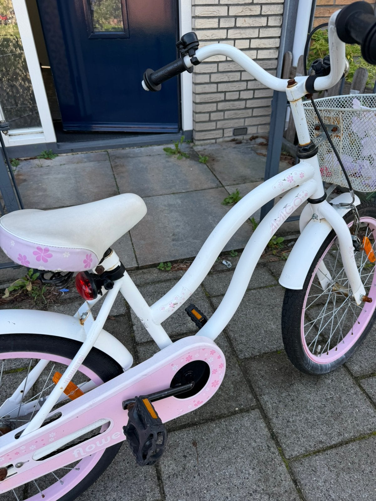 Meisje fiets 20 inch, Ophalen, Zo goed als nieuw, 20 inch