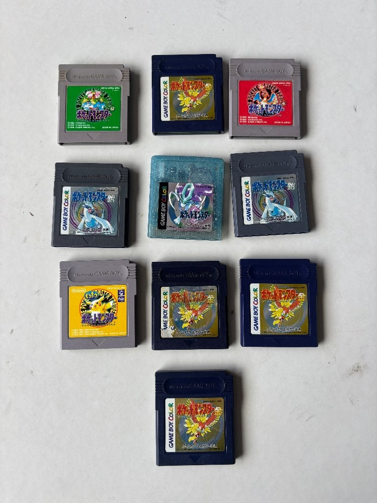 Diverse Japanese Pokemon Spellen (Crystal, Gold, Silver), Avontuur en Actie, Gebruikt, Verzenden, 1 speler