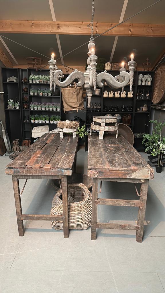 Stoere robuuste markttafel, Antiek en Kunst, Ophalen