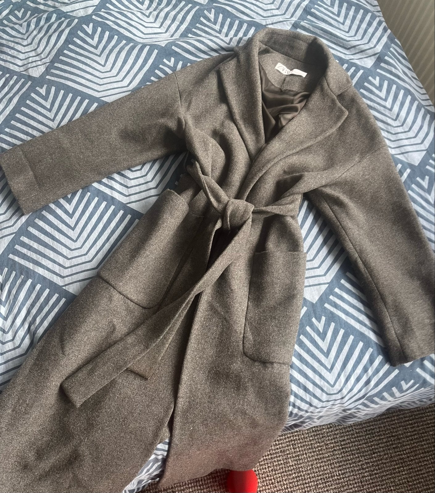 Zara wollen jas XS - perfect voor herfst en winter, Ophalen of Verzenden, Zo goed als nieuw, Maat 34 (XS) of kleiner, Grijs