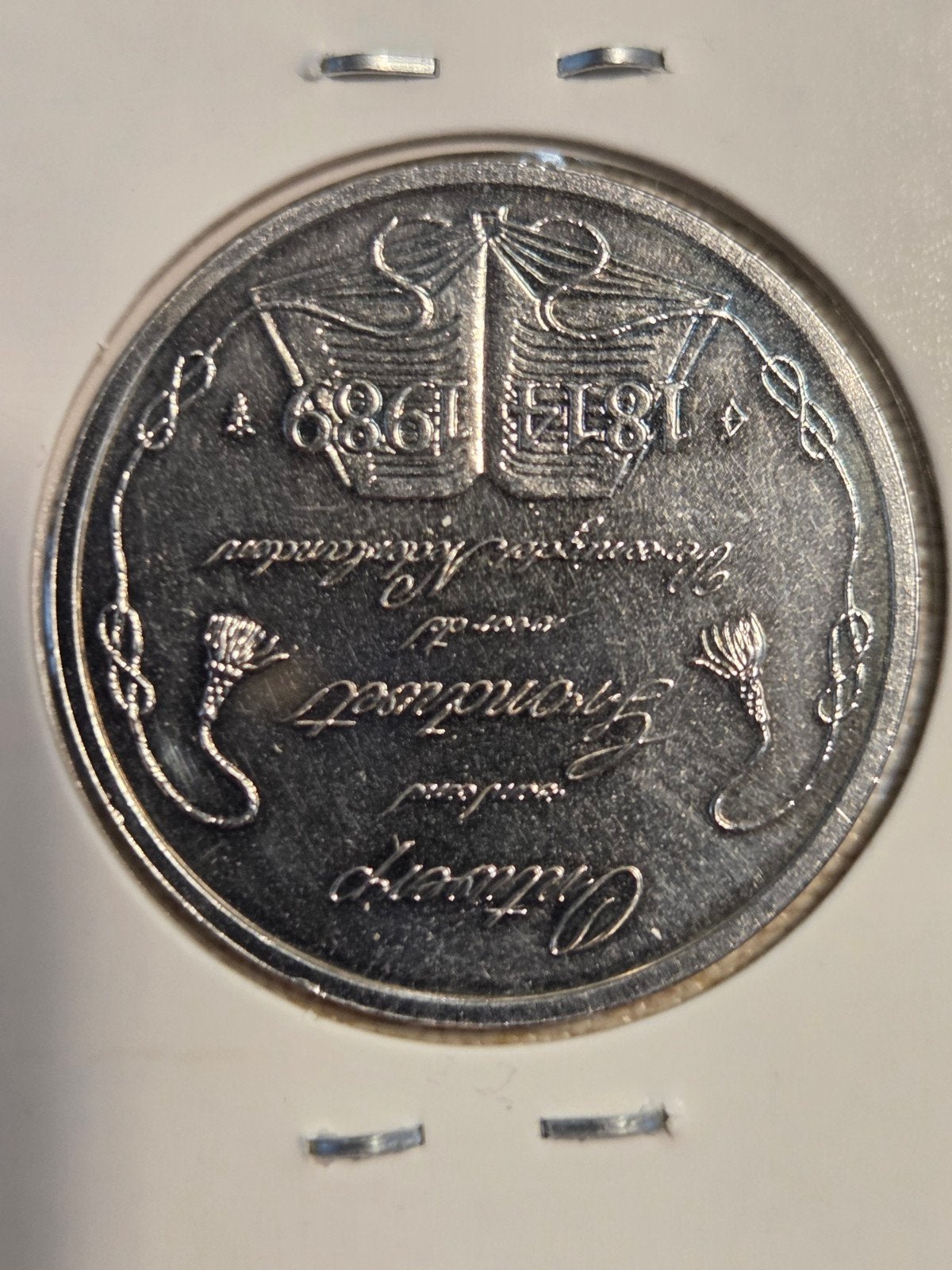 Zilveren munt 1813-1989 Grondwet 175 jaar, Koningin Beatrix, Zilver, Losse munt, Overige waardes