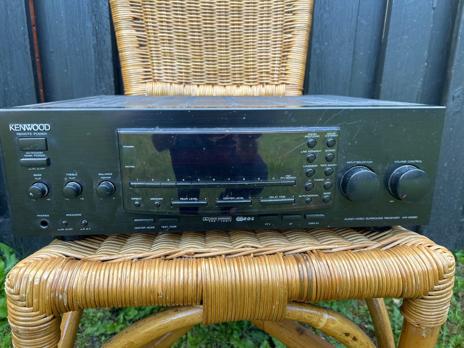 Kenwood KRF-V5060 Audio Video Surround Receiver, Gebruikt, 60 tot 120 watt, Ophalen, Overige merken