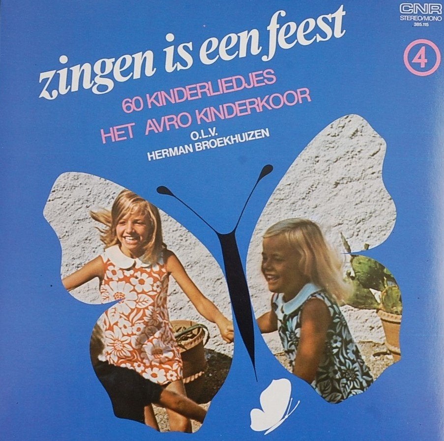 Zingen is een Feest - 60 Kinderliedjes - Het AVRO Kinderkoor, LP, Verzenden, Zo goed als nieuw, 12 inch
