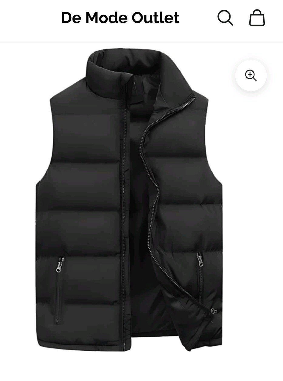 De Mode Outlet Bodywarmer voor heren maat M, Maat 48/50 (M), Zwart, De Mode Outlet, Nieuw