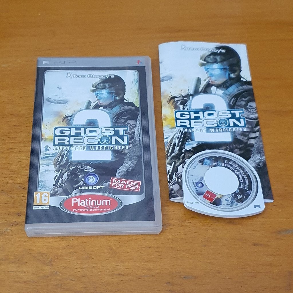 PSP | Ghost Recon Advanced Warfighter 2, Spelcomputers en Games, Games | Sony PlayStation Portable, Gebruikt, Vanaf 18 jaar, Shooter