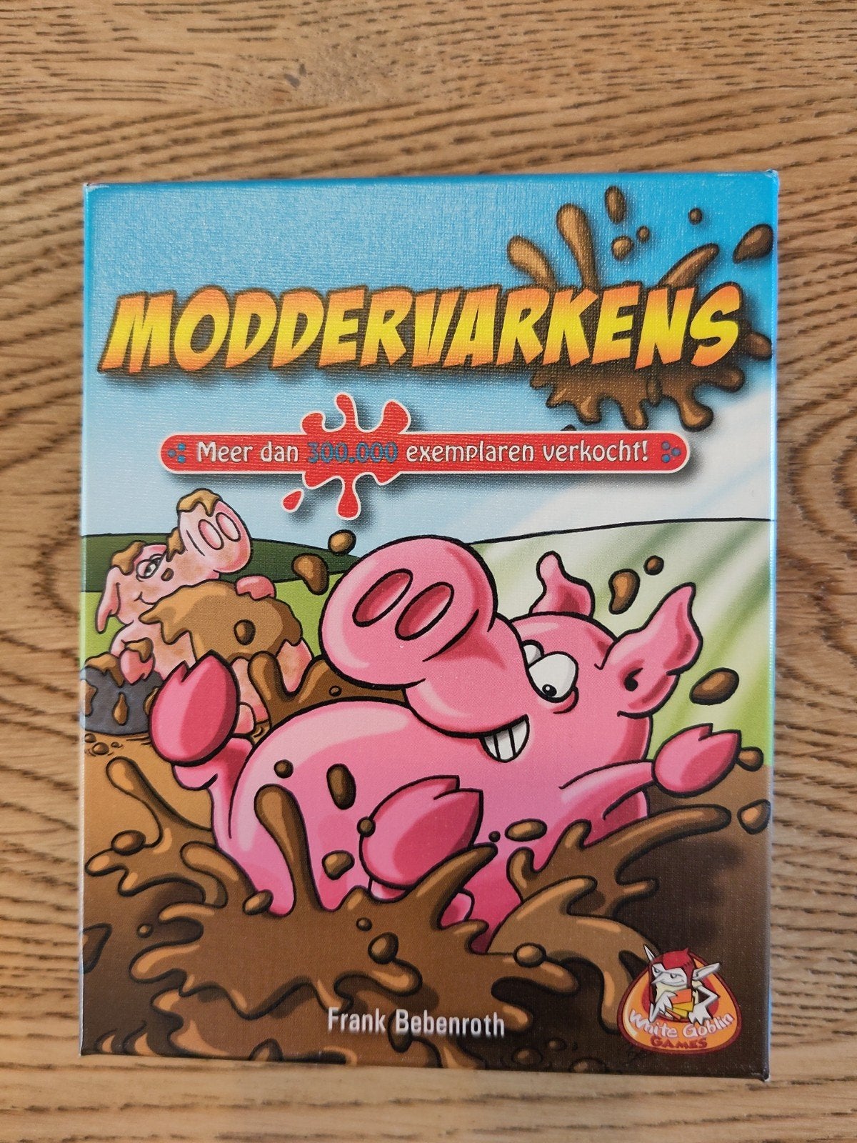 Moddervarkens Kaartspel - Leuk voor het hele gezin!, Drie of vier spelers, Ophalen of Verzenden, Zo goed als nieuw, White Goblin Games
