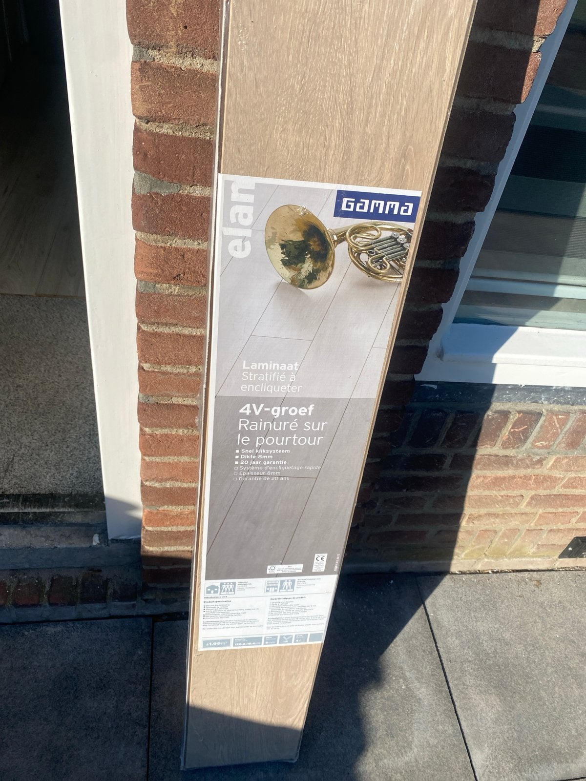 Nieuw Elan Gamma laminaat 4V-groef, Nieuw, Ophalen of Verzenden, Minder dan 5 m², 10 tot 30 cm