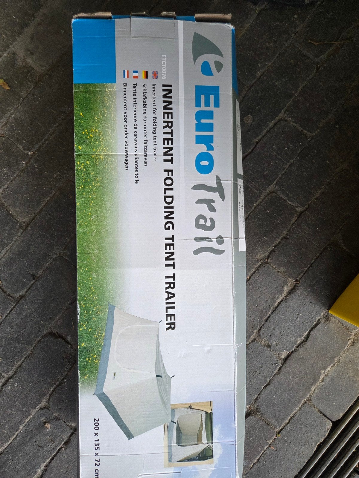 Euro Trail Binnentent Vouwwagen 200x135x72 cm, Ophalen, Zo goed als nieuw