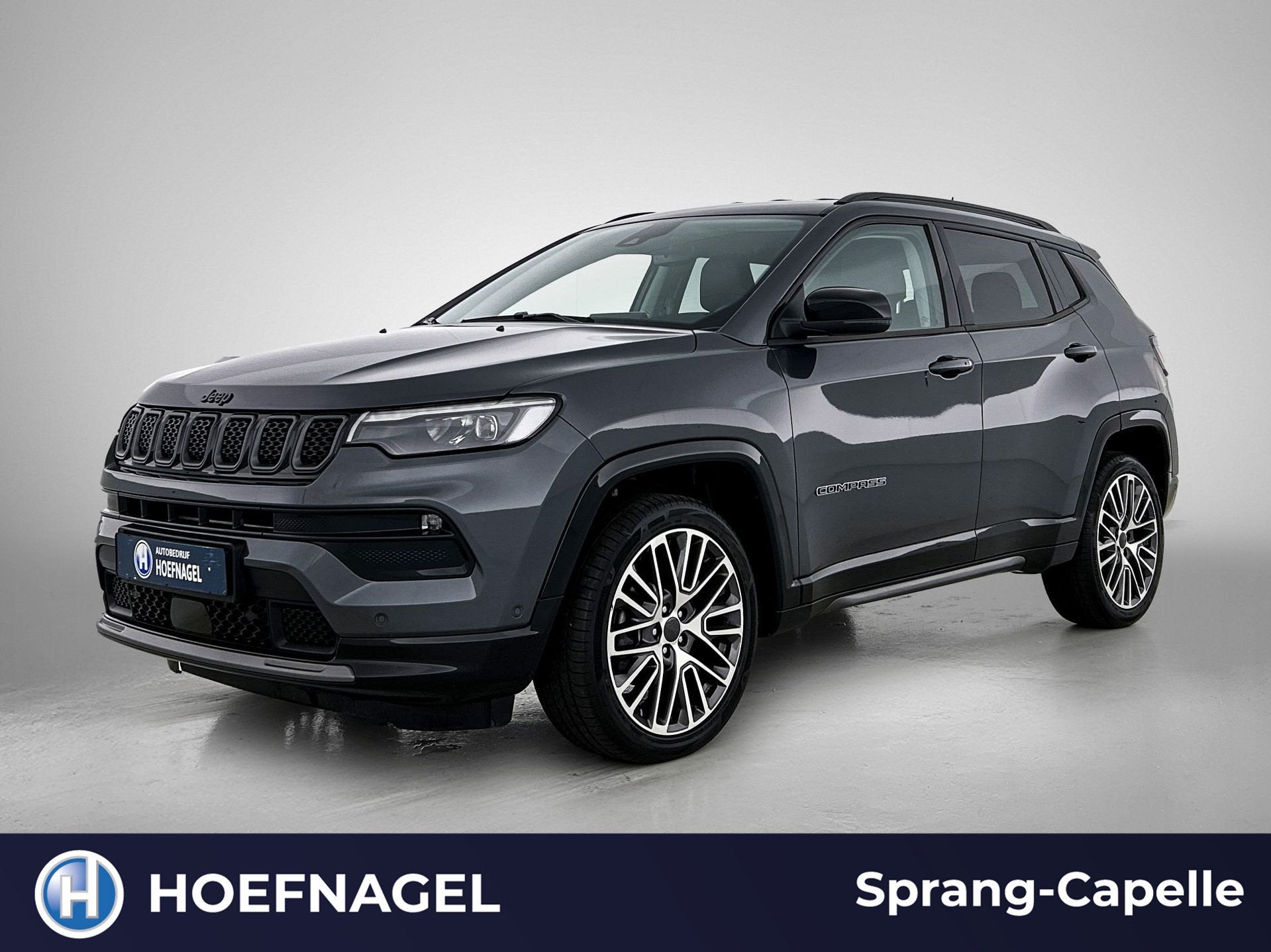 Jeep COMPASS 1.5T e-Hybrid Summit | Camera | Adaptive Cruise, Auto's, Gebruikt, 4 cilinders, Bedrijf, 1469 cc