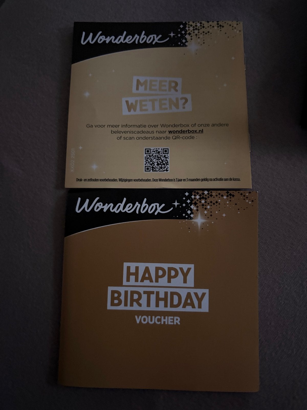 Wonderbox cadeaubon, Eén persoon, Cadeaubon