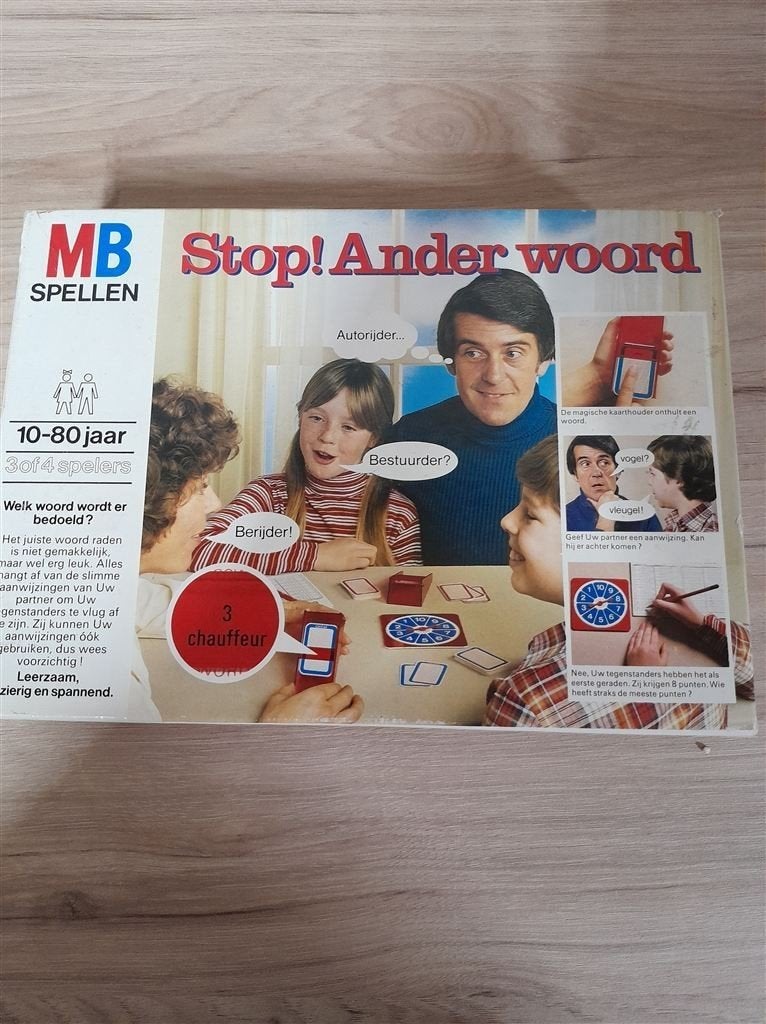 Stop ander woord - s3836, Hobby en Vrije tijd, Gezelschapsspellen | Bordspellen, Verzenden, Zo goed als nieuw