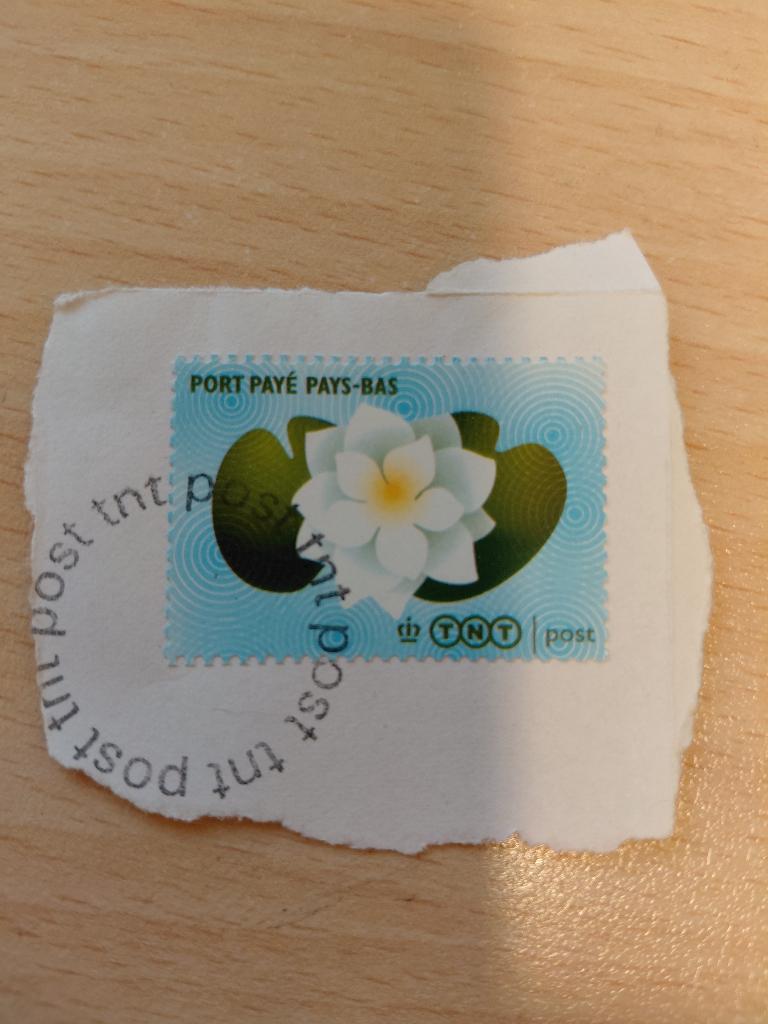 TNT port betaald waterlelie met stempel TNT Post, Verzenden, Gestempeld