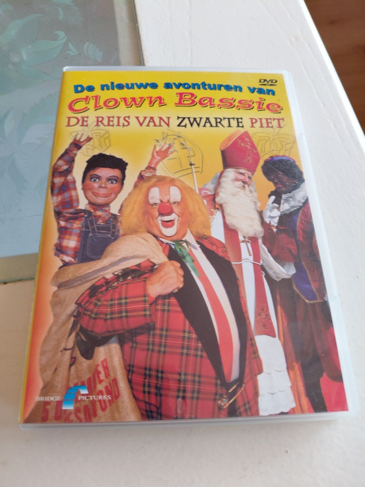 Clown Bassie (Adriaan) de reis van Zwarte Piet dvd., Avontuur, Alle leeftijden, Ophalen of Verzenden, Zo goed als nieuw