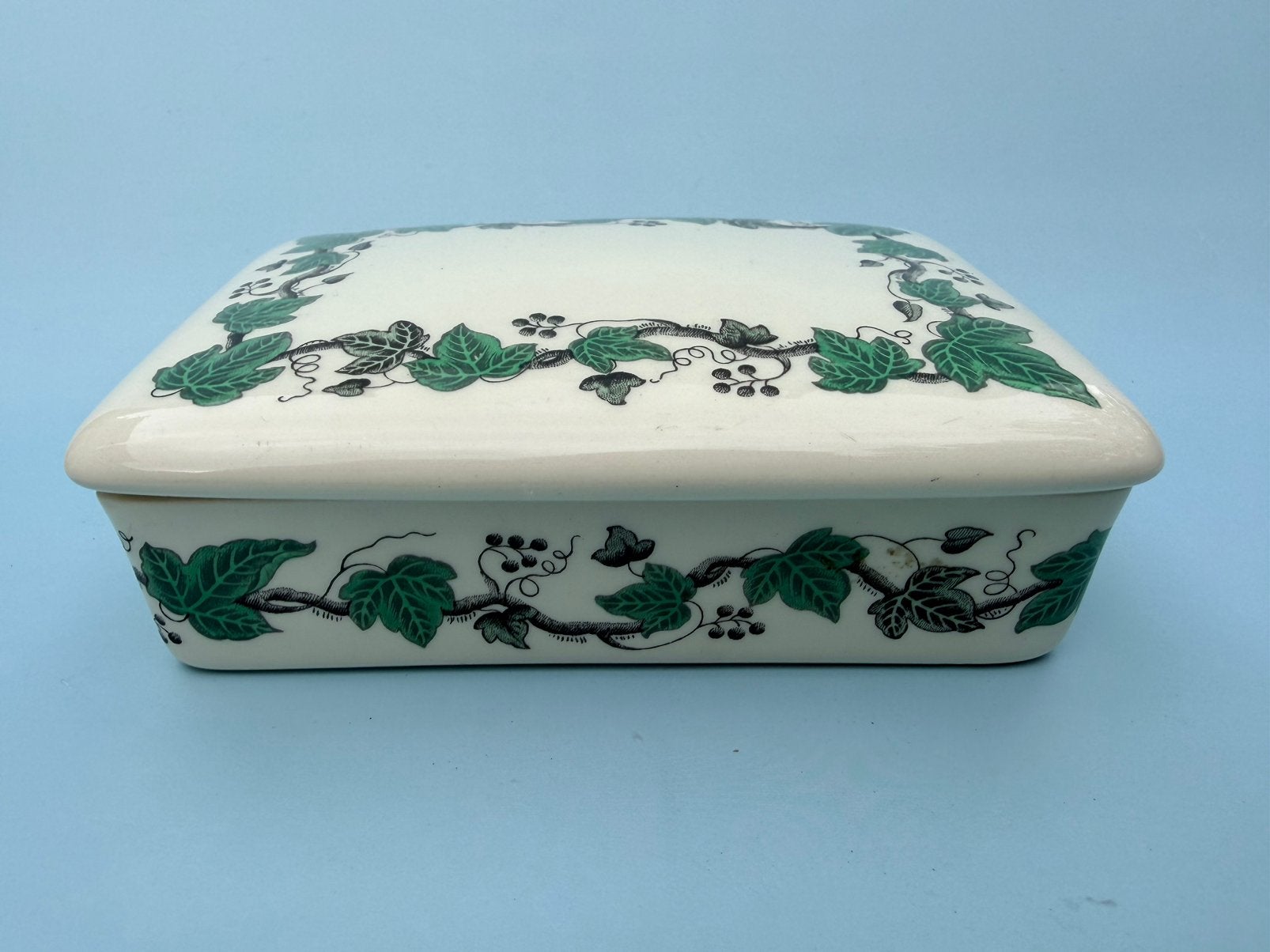 Prachtig Wedgwood Stratford lepeldoosje met deksel–top staat, Antiek en Kunst, Ophalen of Verzenden