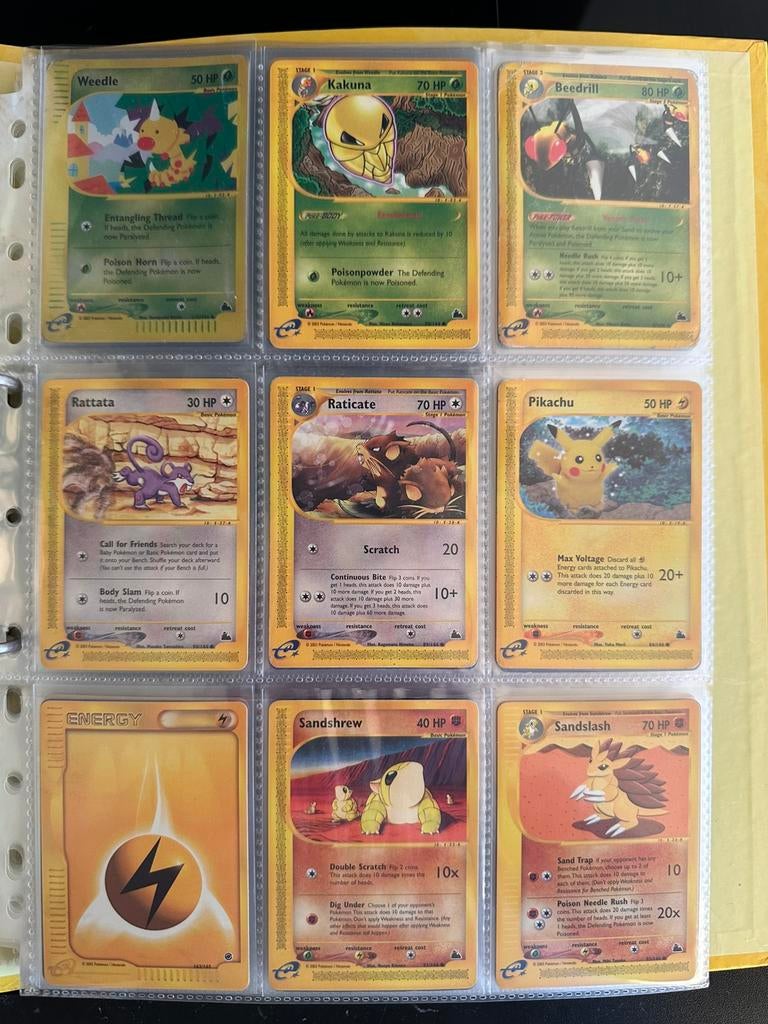 Pokémon Skyridge, Ophalen of Verzenden, Zo goed als nieuw, Meerdere kaarten, Foil