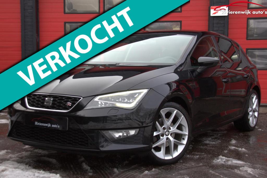 Seat Leon 1.4 TSI FR Dynamic Navi stoelver Led cruise Voll, Auto's, 4 cilinders, Leon, 610 kg, Leder