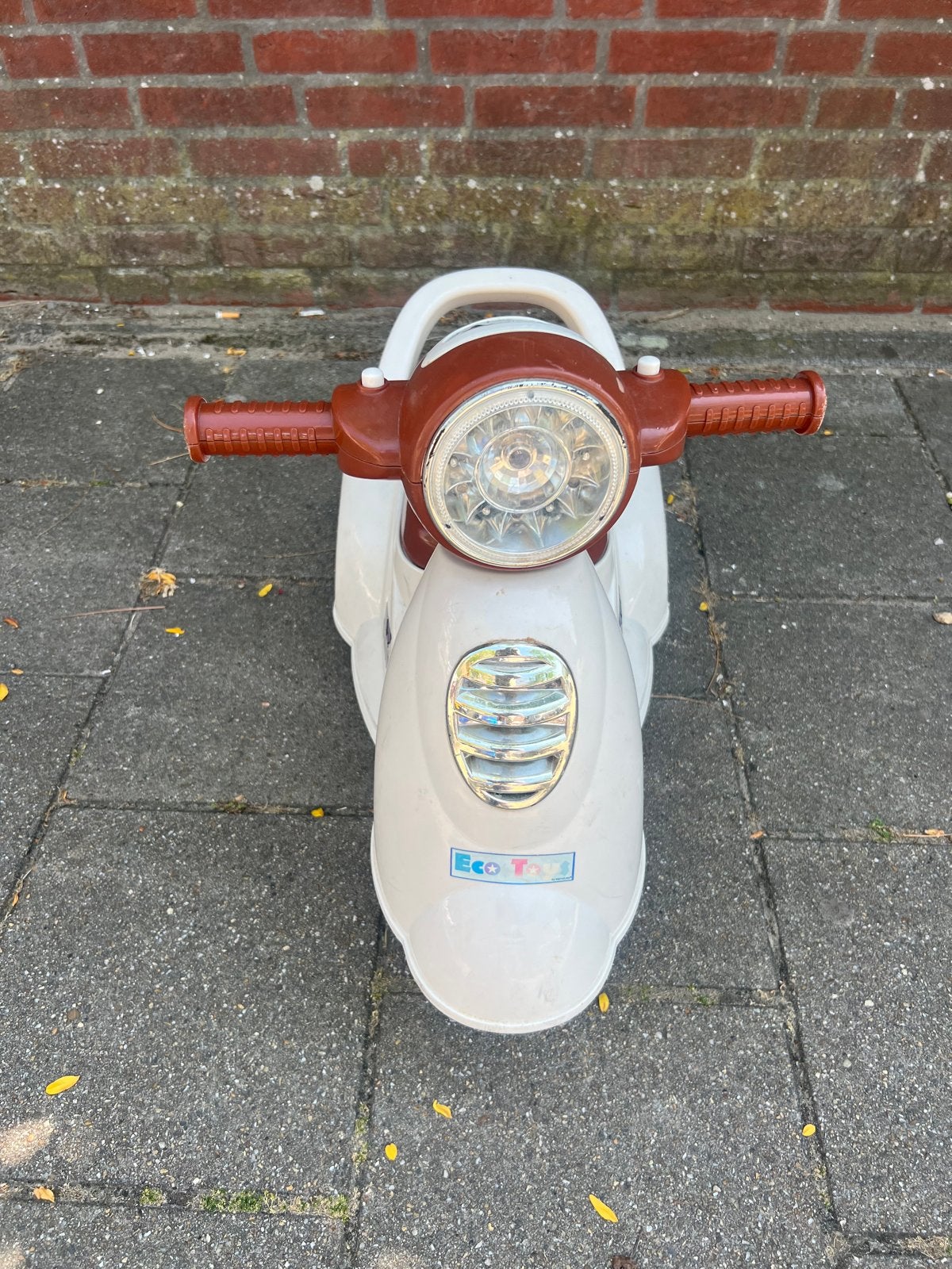 Loopscooter voor kinderen - Wit/Bruin, Ophalen, Gebruikt, Loopvoertuig