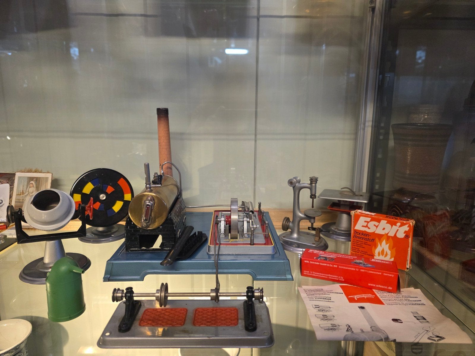 Fleischmann 120/4 modelstoommachine (1965) compleet, Ophalen of Verzenden, Gebruikt, Groter dan 1:32