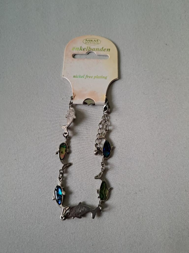 Super mooie dolfijnen enkelbandje en armband, Sieraden, Tassen en Uiterlijk, Armbanden, Overige materialen, Ophalen of Verzenden