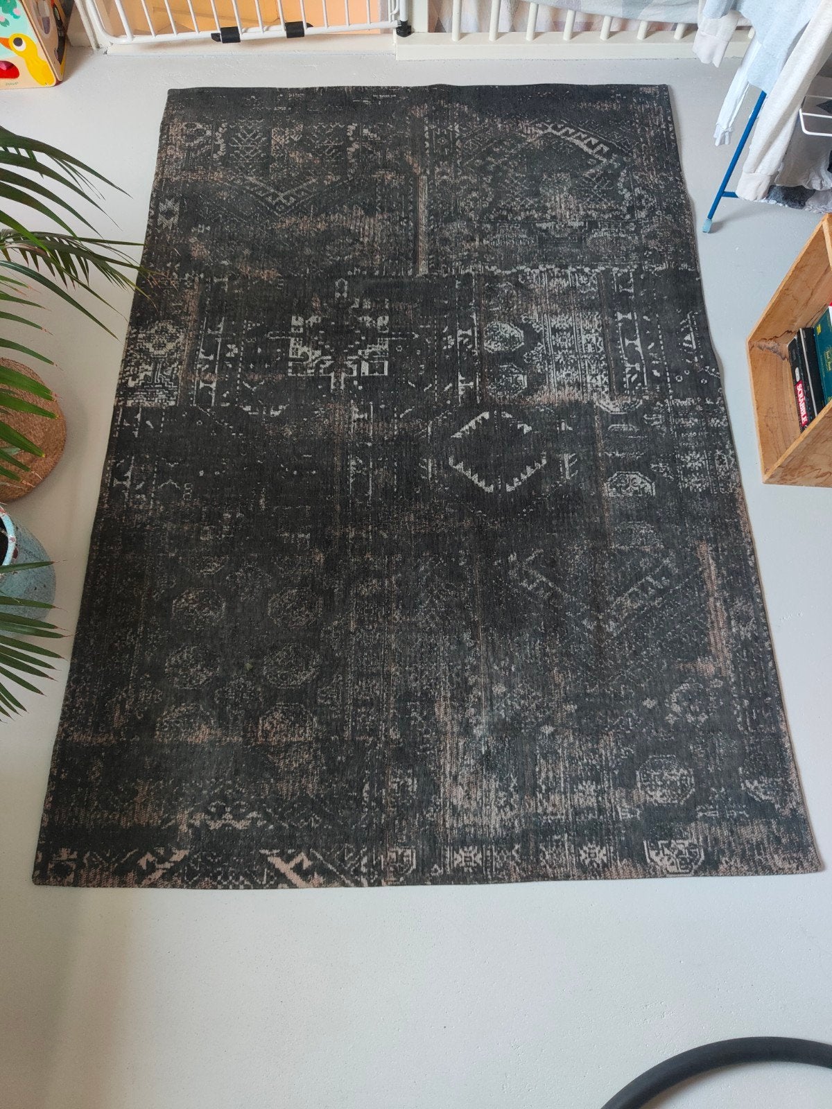 Vloerkleed met vintage look, Huis en Inrichting, Ophalen, Modern, Vintage, 100 tot 150 cm, 200 cm of meer