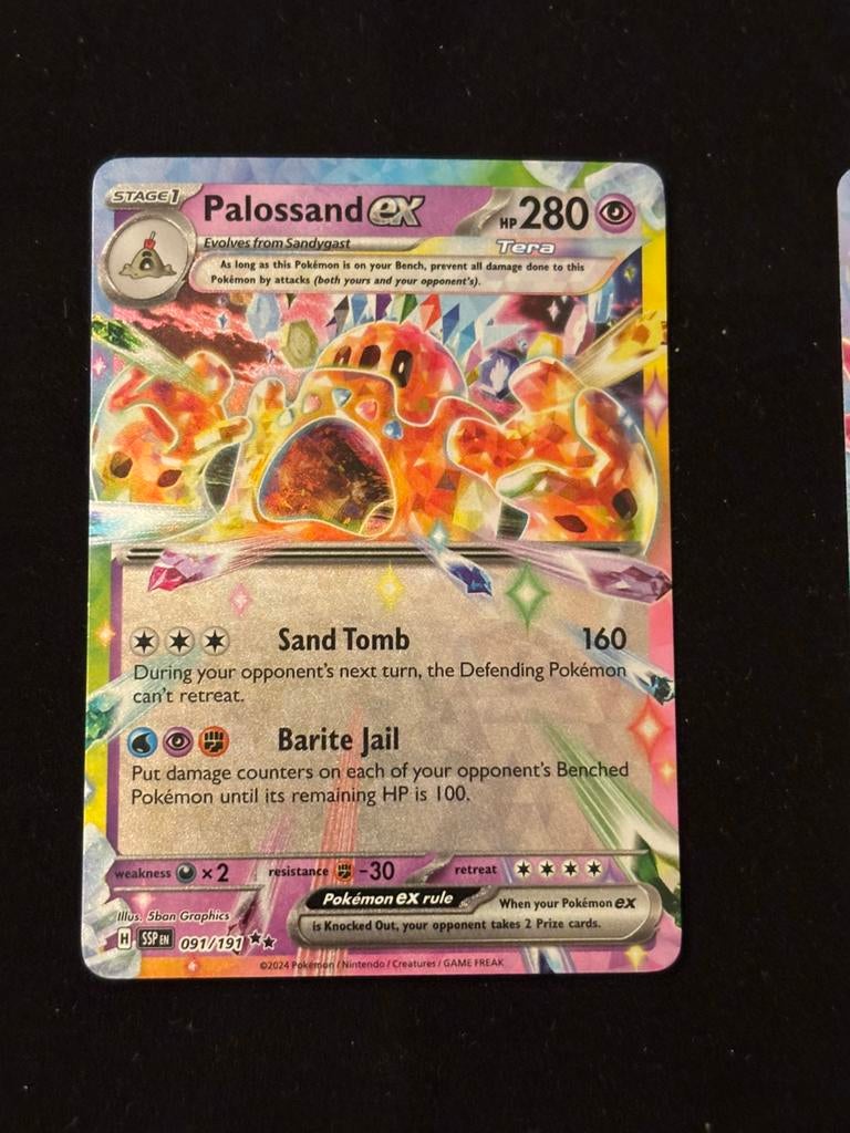 Palossand EX - Surging Sparks 091/191, Ophalen of Verzenden, Zo goed als nieuw