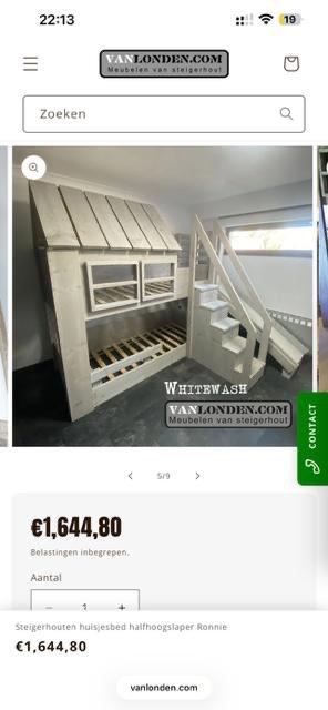 Stapelbed, Ophalen, Zo goed als nieuw, Stapelbed