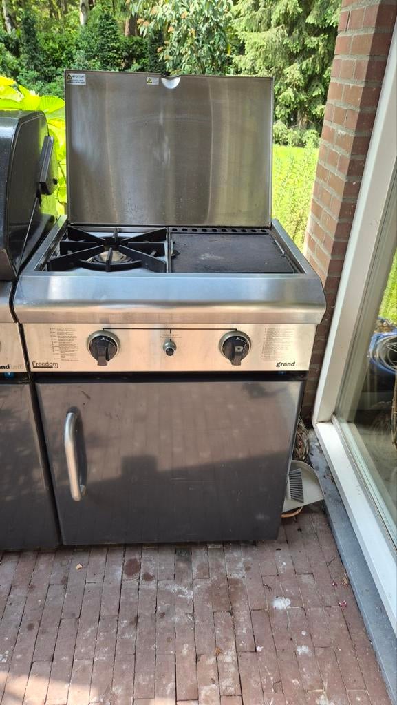Grandhall Freedom 450 buitenkeuken met brander en teppanyaki, Ophalen, Gebruikt, Grandhall