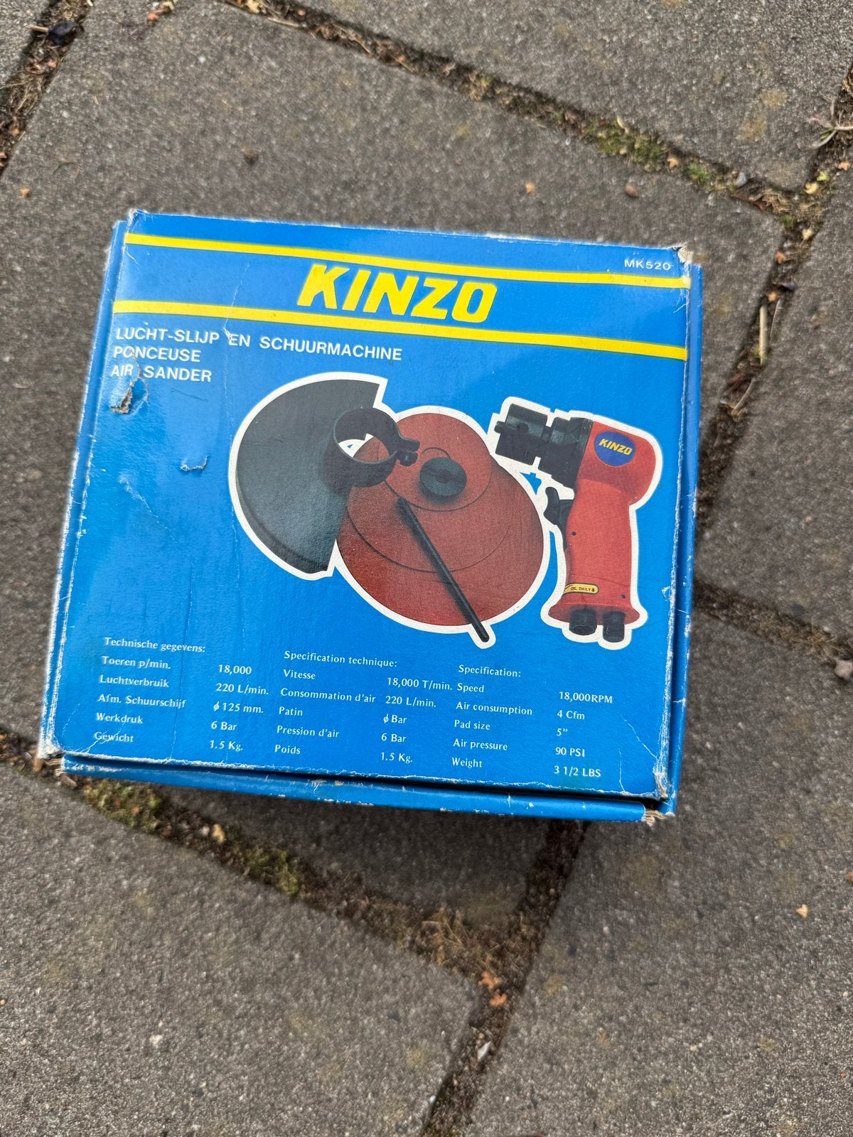 Kinzo Lucht Schuur Slijptol - Nieuw in doos, Ophalen, Nieuw, Overige typen