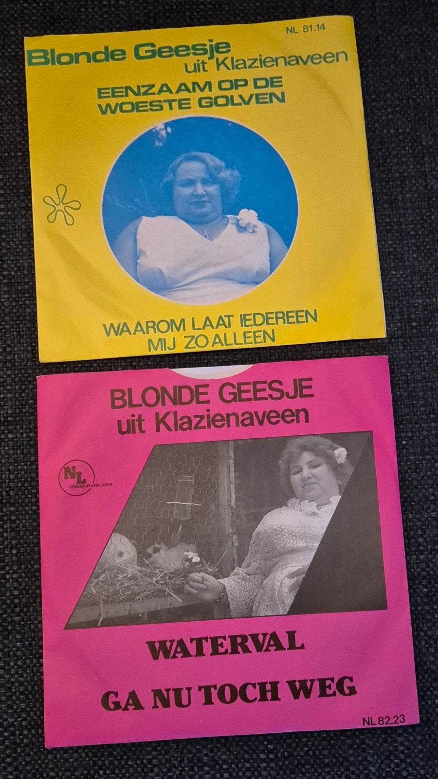 Blondje Geesje uit Klazinaveen, Gebruikt, Fotohoes, 7 inch, 1980 - 1989