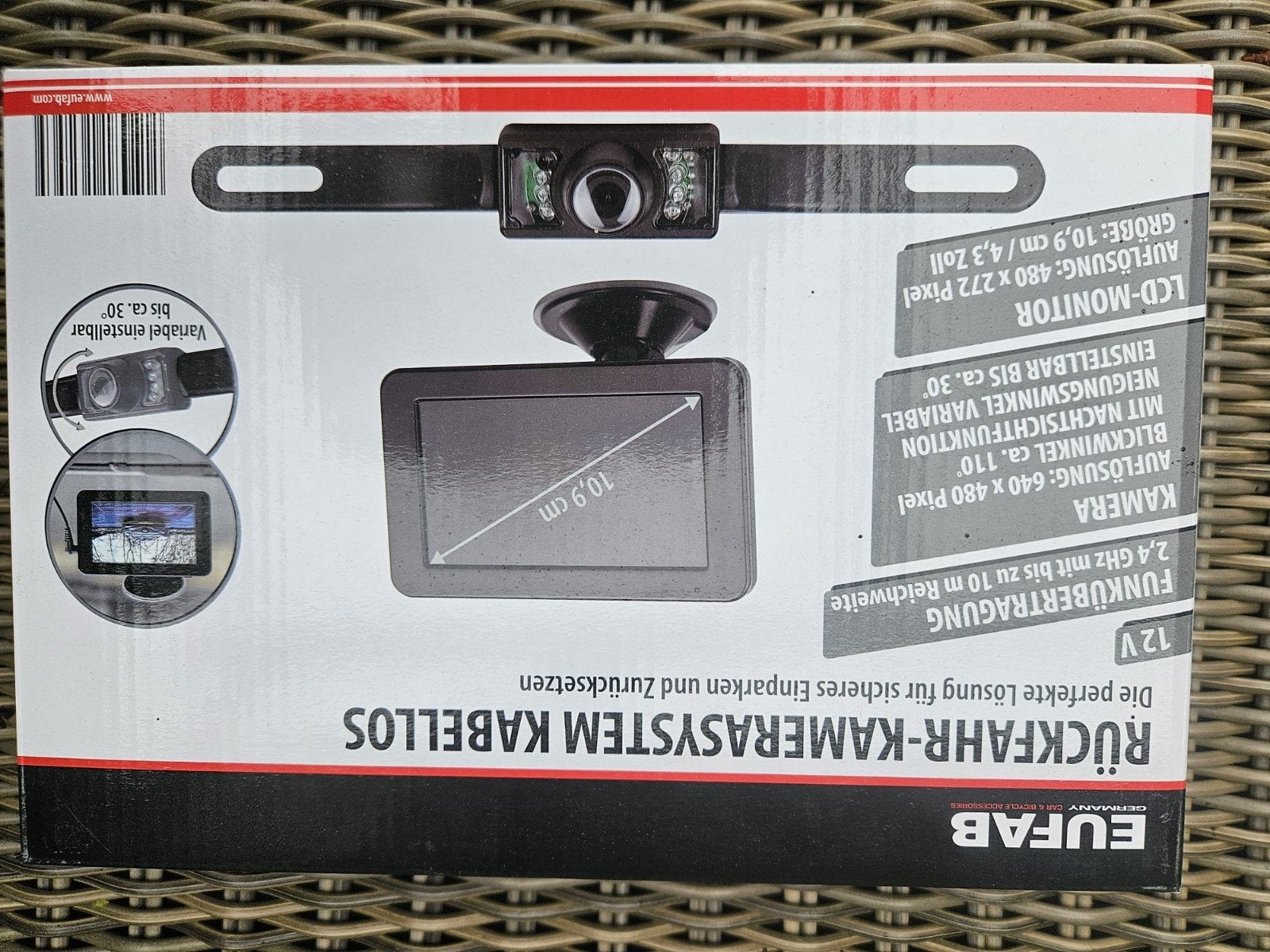 Nieuwe draadloze achteruitrijcamera met LCD-monitor, Ophalen of Verzenden, Draadloos, Nieuw